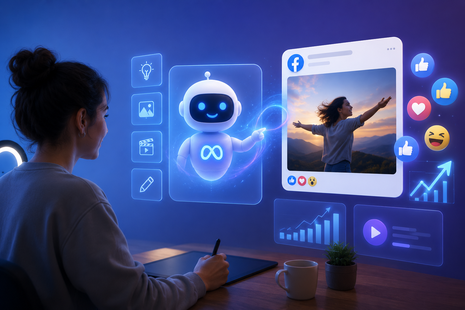 Meta Launches AI Creator Assistant on Facebook